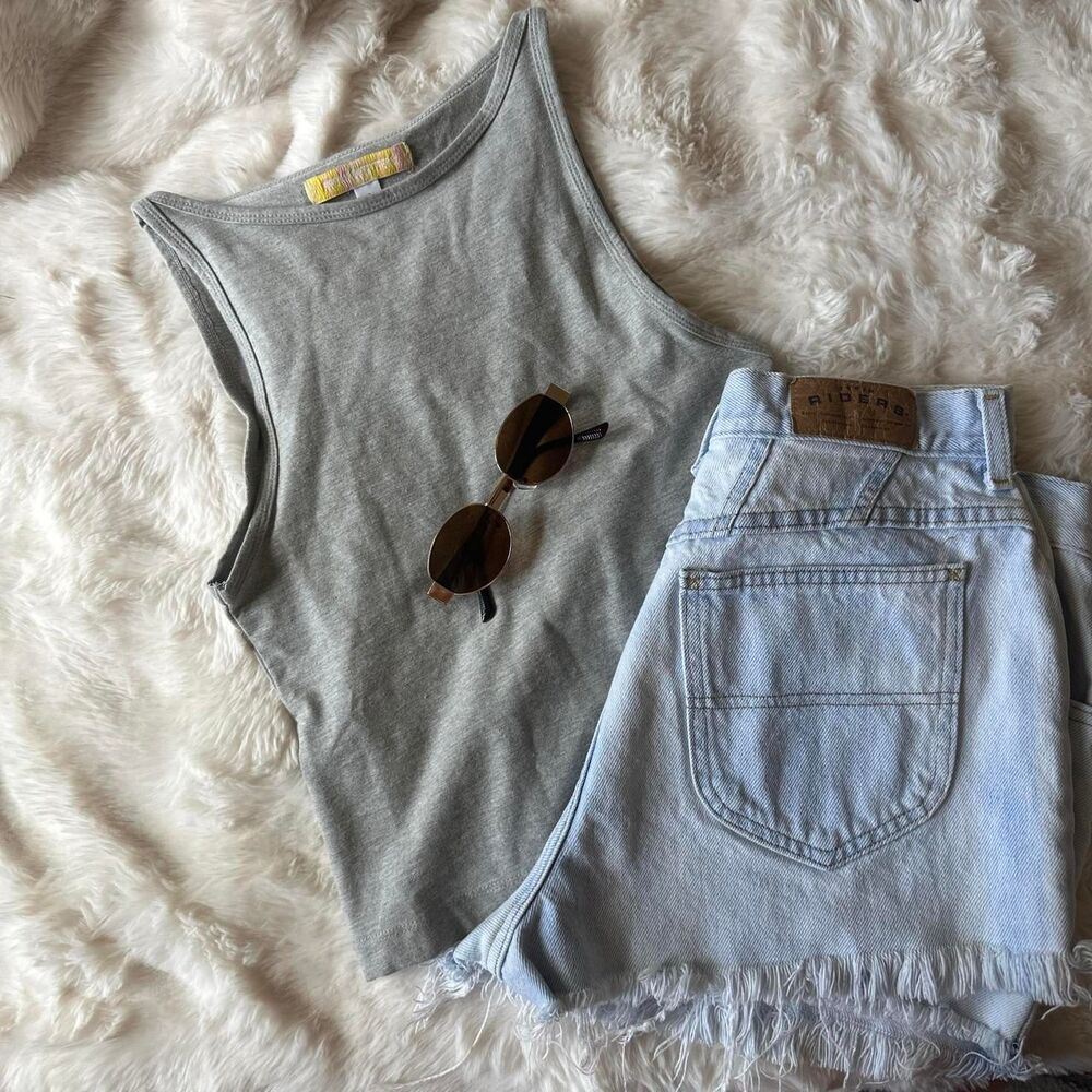 Urban-outfitters Women's Grey Basic Tank